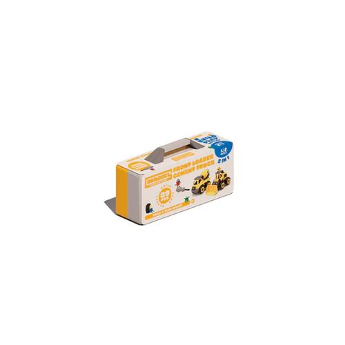 Builderz Cement Truck & Front Loader 2-in-1