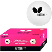 Butterfly Easy Ball 40+ Table Tennis Balls - Pack of 6