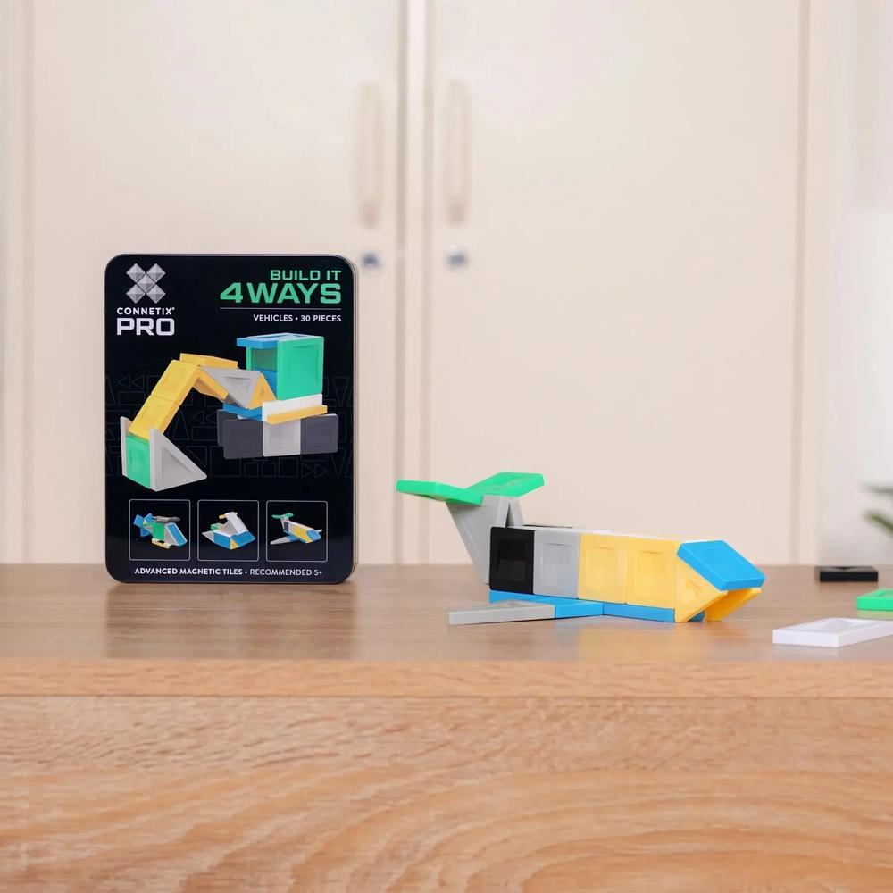 CONNETIX: PRO Build It 4 Ways Vehicles Pack 30 Pieces