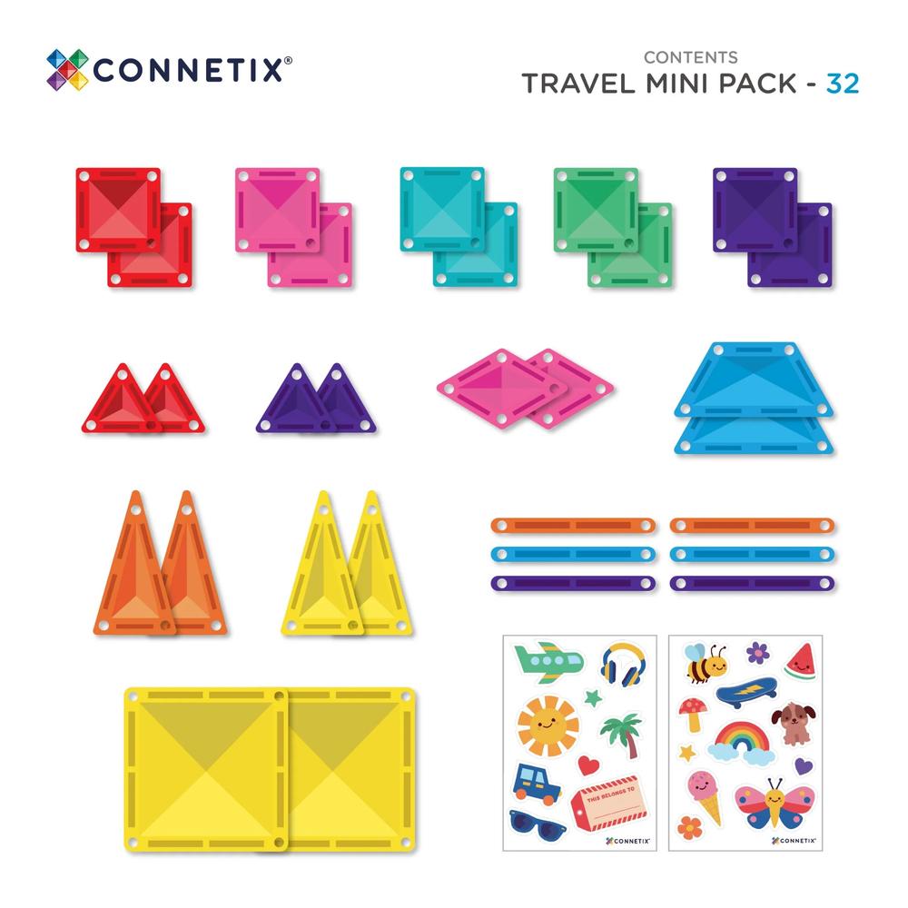 CONNETIX: Travel Mini Pack 32 Pieces