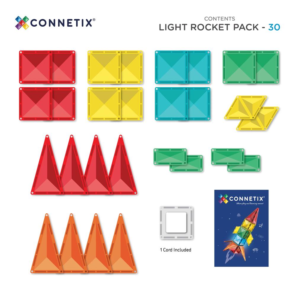 CONNETIX: Light Rocket Pack 30 Pieces