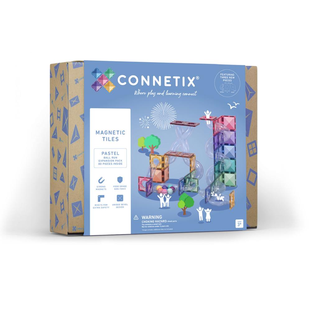 CONNETIX: Pastel Ball Run Expansion Pack (80 Pieces)