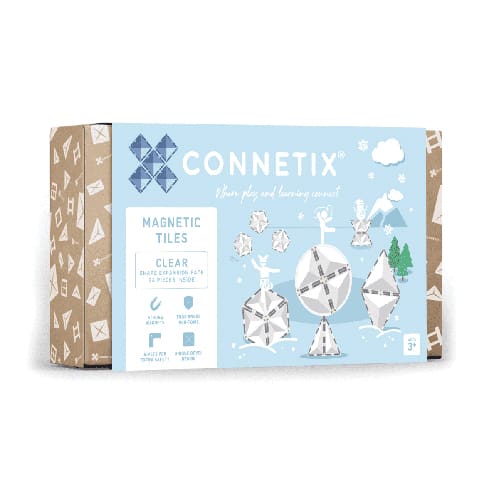 CONNETIX: Clear Shape Expansion Pack (24 Pieces)