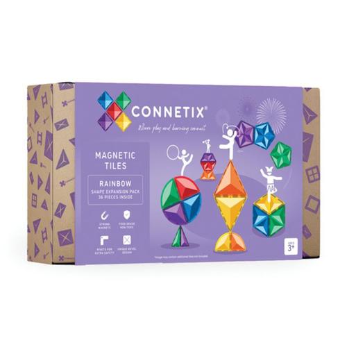 CONNETIX: Rainbow Shape Expansion Pack 36 Pieces