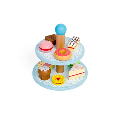Cake stand with 9 cakes