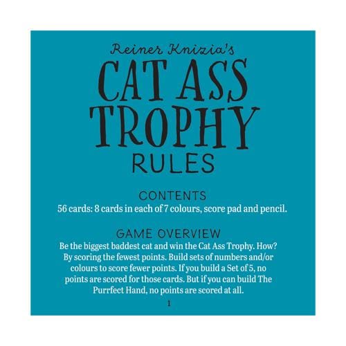 Cat Ass Trophy