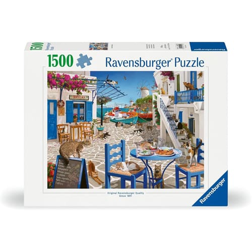 Cat's of Mykonos Puzzle - 1500 Pieces
