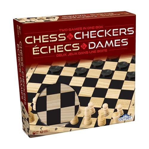 Chess & Checkers Wooden