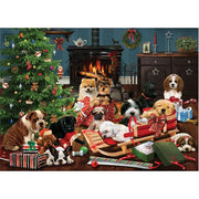 Christmas Puppies 1000 Piece Puzzle