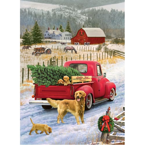 Christmas on the Farm 1000 Piece Puzzle