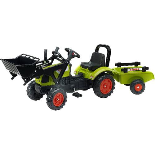 Claas Backhoe with Trailer