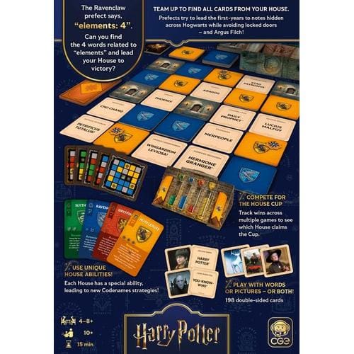 Codenames Back to Hogwarts