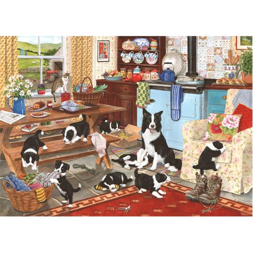 Collie Wobbles 1000 Piece Puzzle