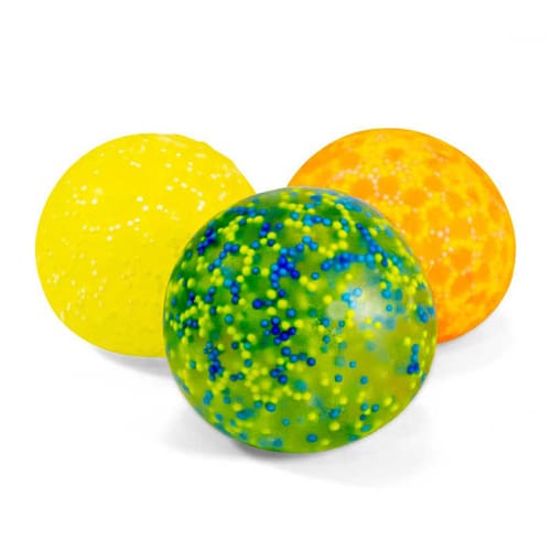 Colour Plastic Bean With Gel Ball 6cm