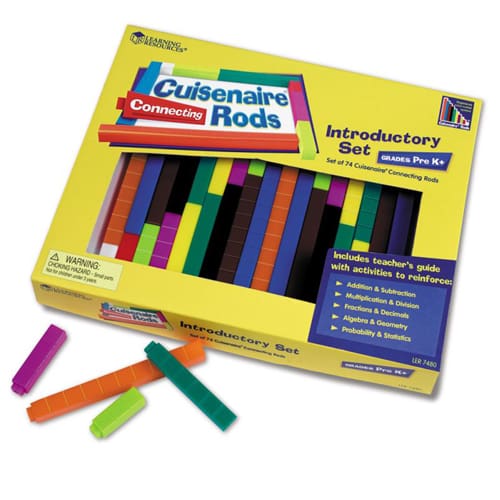Connecting Cuisenaire Rods Introductory Set (Set of 74)