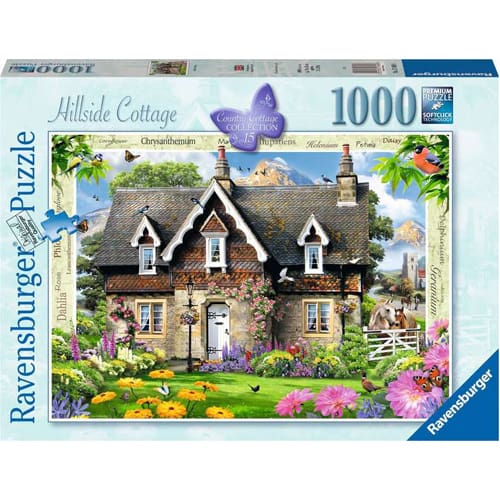 Country Cottage No.15 - Hillside Cottage (1000 Pieces)