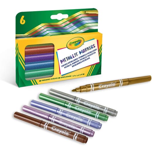 Crayola: 6ct Metallic Markers