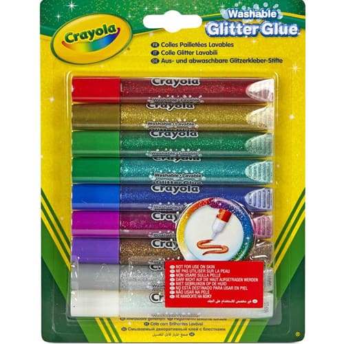 Crayola 9 Washable Glitter Glue