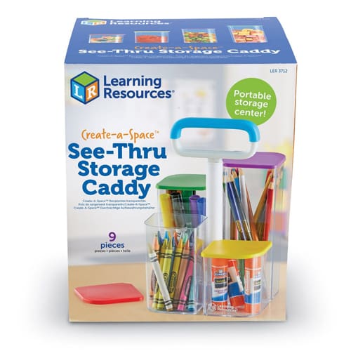 Create-A-Space See-Thru Storage Caddy