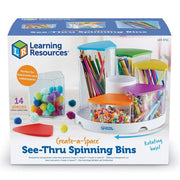 Create-a-Space See-Thru Spinning Bins