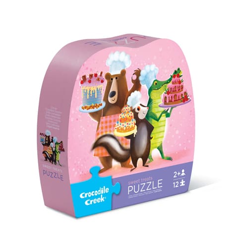 Crocodile Creek - 12 Piece Mini Puzzle/Sweet Treats