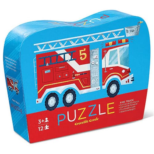 Crocodile Creek 12-piece Mini Puzzle: Fire Truck