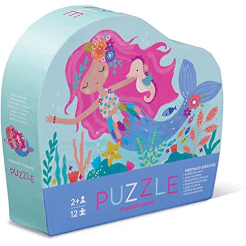 Crocodile Creek 12-piece Mini Puzzle: Mermaid Dreams