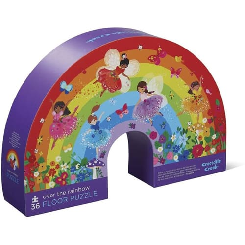 Crocodile Creek 36-piece Shaped Puzzle: Over the Rainbow