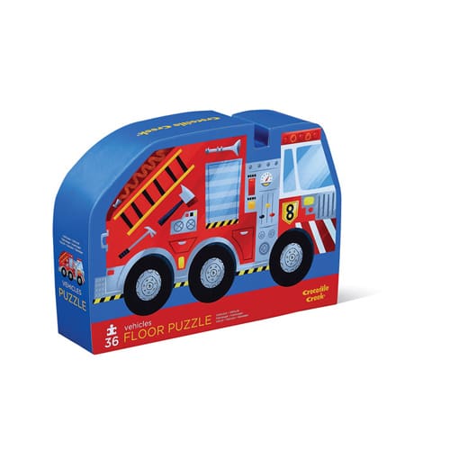 Crocodile Creek 36-piece Shaped Puzzle: Vehicles