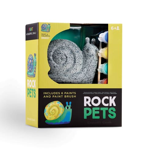 Crocodile Creek - Rock Pets Painting Set/Snail