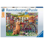 Cute Dogs in the Garden (500 pieces)