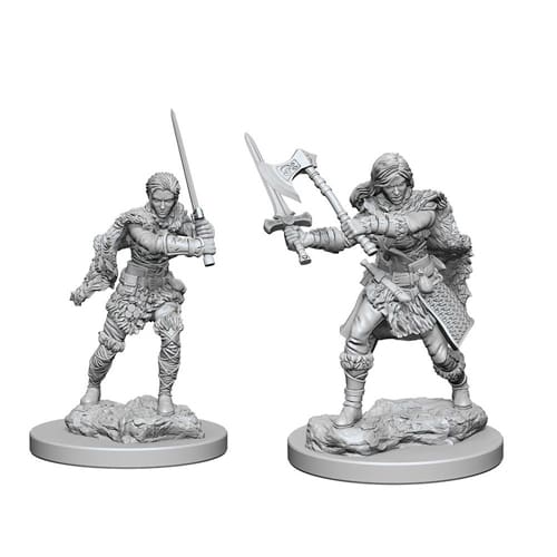 D&D Nolzur's Marvelous Unpainted Miniatures (W12) - Female Human Barbarian