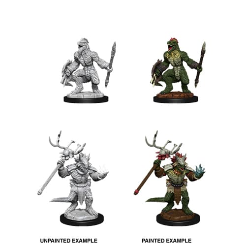 D&D Nolzur's Marvelous Unpainted Miniatures (W12) - Lizardfolk & Lizardfolk Shaman