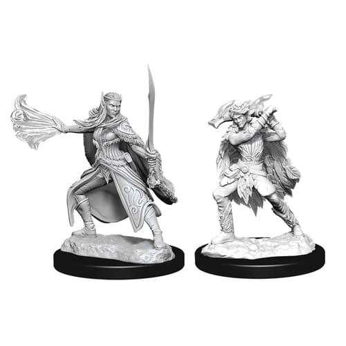 D&D: Nolzur's Marvelous Unpainted Miniatures (Wave 15): Winter Eladrin & Spring Eladrin