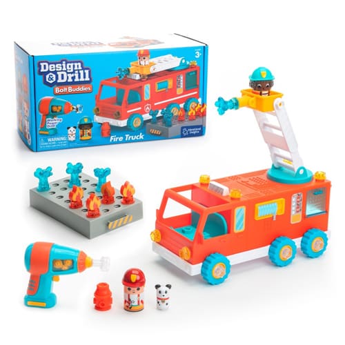 Design & Drill Bolt Buddies Fire Truck