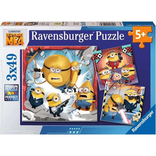 Despicable Me 4 Puzzle (3x49 Pieces)