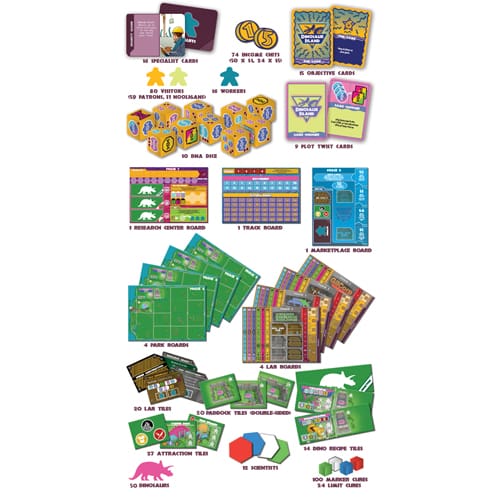 Dinosaur Island Kickstarter Component Kit