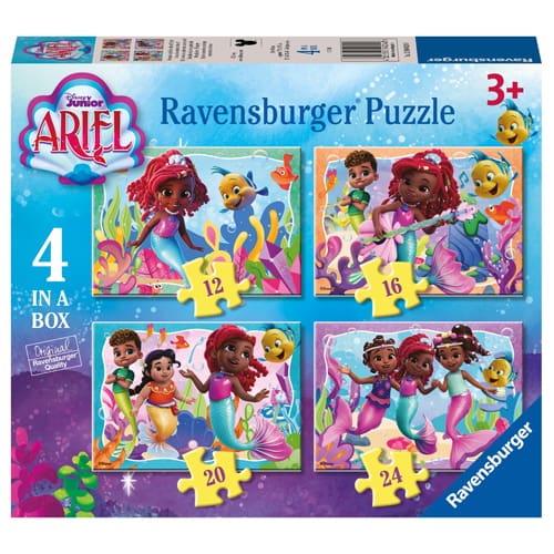 Disney Jr. Ariel Puzzle - 4 in a Box