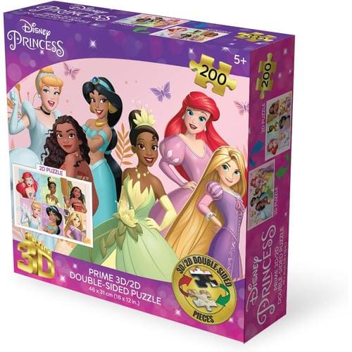 Disney Princess Double Sided Puzzle (200 Pieces)