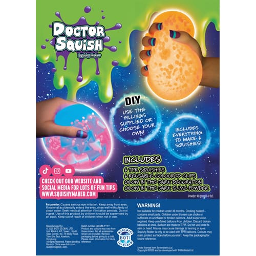 Doctor Squish - Squishy Maker Refill Pack - Glow It!