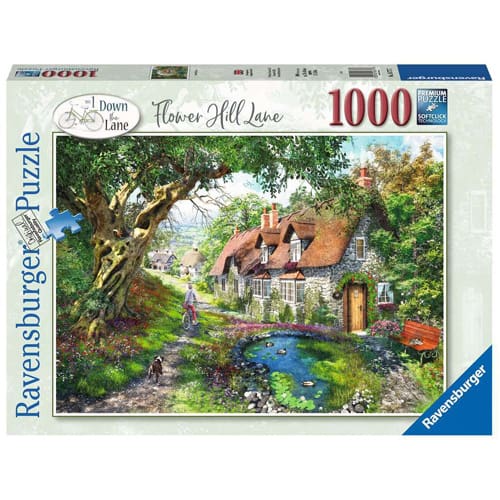 Down the Lane No.1, Flower Hill Lane, 1000 Pieces