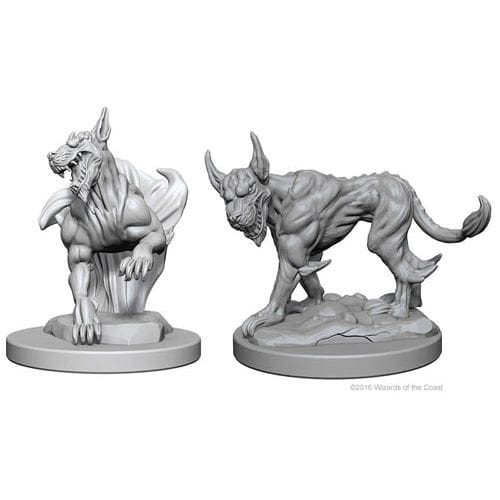 Dungeons & Dragons: Nolzur's Marvelous Unpainted Miniatures: Blink Dogs (Wave 1)