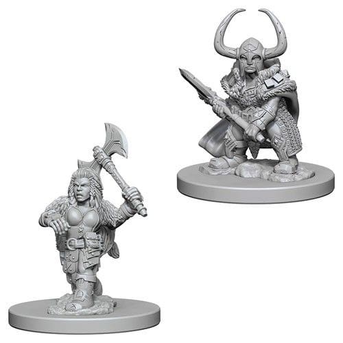 Dungeons & Dragons: Nolzur's Marvelous Unpainted Miniatures: Dwarf Female Barbarian (Wave 4)