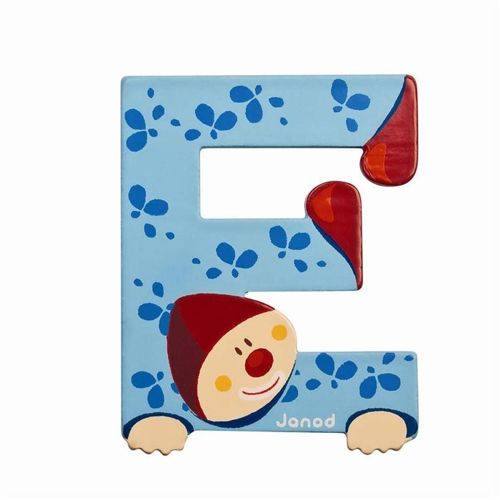 E Clown Alphabet Individual Letter