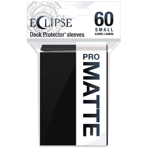 Eclipse Matte Small Sleeves: Jet Black (60)