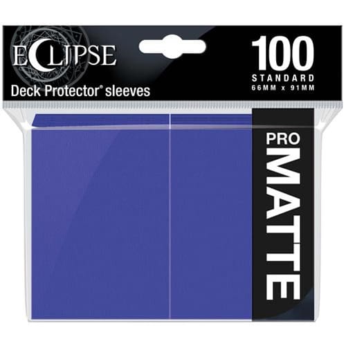 Eclipse Matte Standard Sleeves: Royal Purple (100)