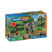 Elephant with Zoo Keeper
