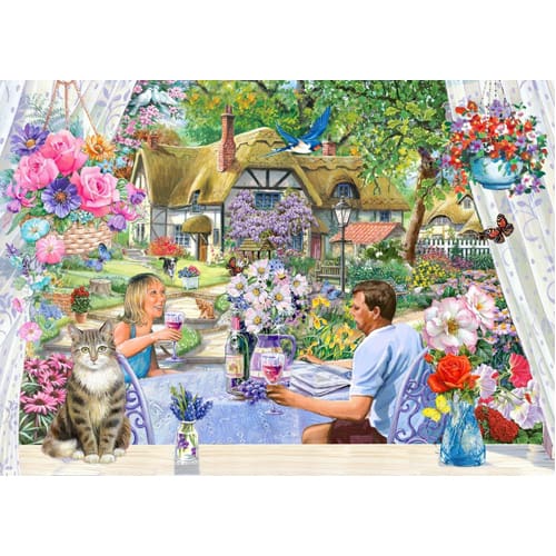 Enjoying the Garden BIG 500 Puzzle