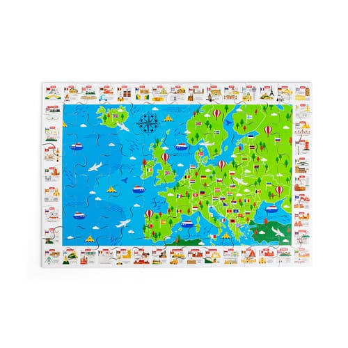 European Landmarks Floor Puzzle