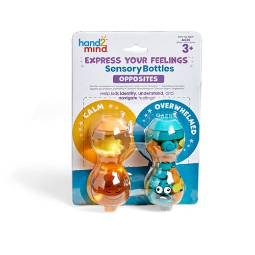Express Your Feelings Sensory Bottles Opposites